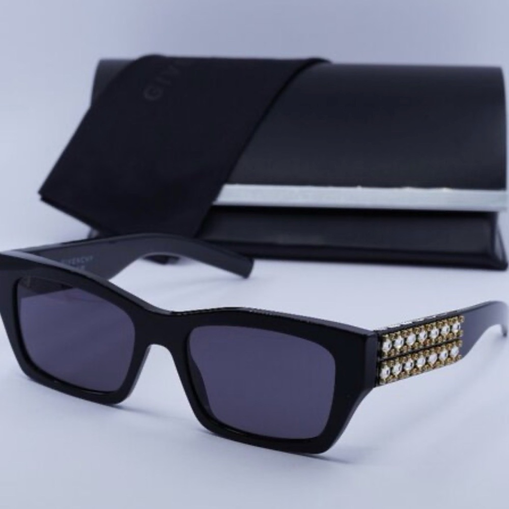 GIVENCHY GV40076I 01A BLACK WOMEN SUNGLASSES full inclusion - Picture 10 of 11